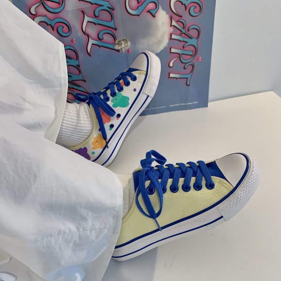 Colorful canvas shoes, versatile - Picture 3 of 5